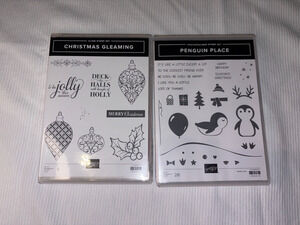 Penguin Place Photopolymer + Christmas Gleaming Cling - Stampin' Up - Stamp set